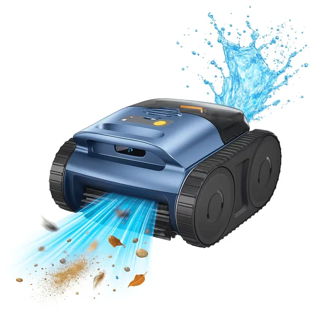 Robotic Pool wireless rechargeable blue