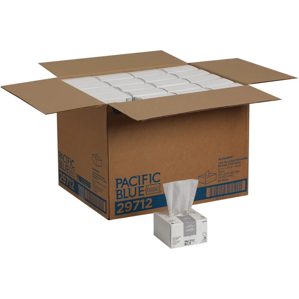 Box Carton blue white