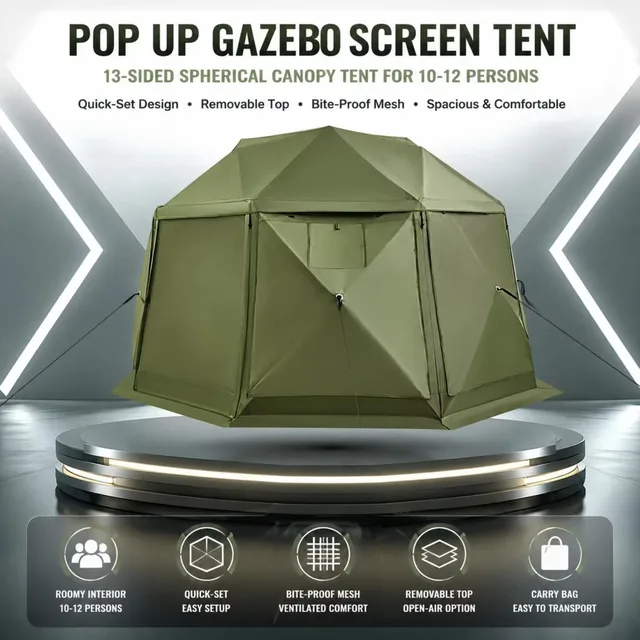 Tent 13 ft green 12 people