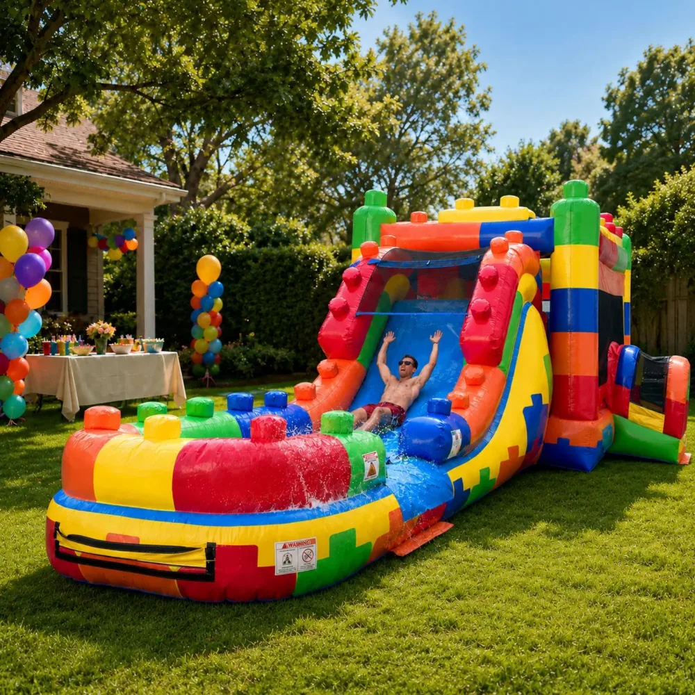 Backyard Play 32 feet 16 feet 15.5 feet