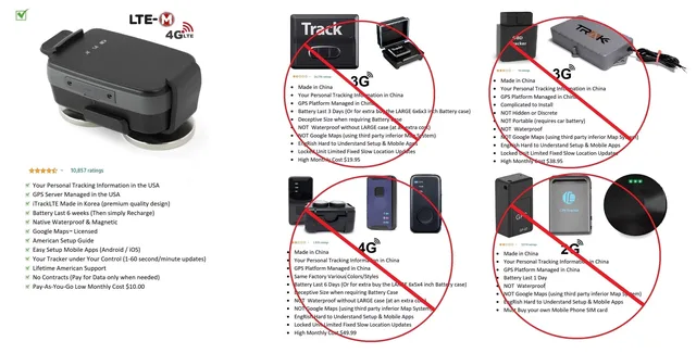 Vehicle 2.9 w rechargeable waterproof