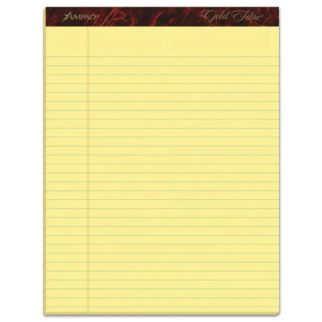 Writing Pads yellow heavy-duty