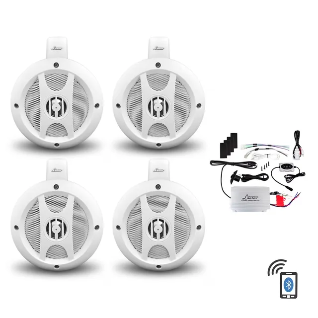 Audio 4 channel waterproof 4"
