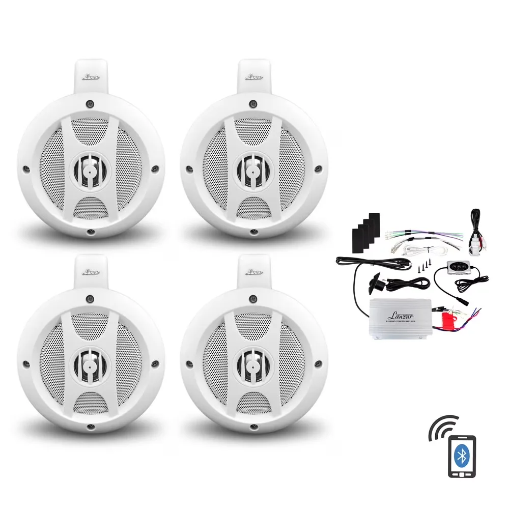 Audio 4 channel waterproof 4"