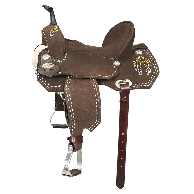 Leather Saddle 15 in brown 15"