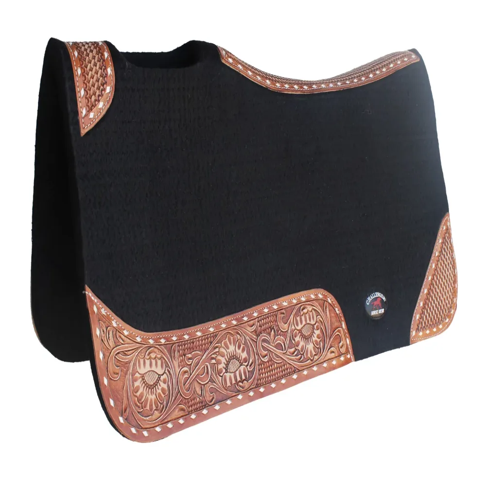 Horse Saddle red black 32"