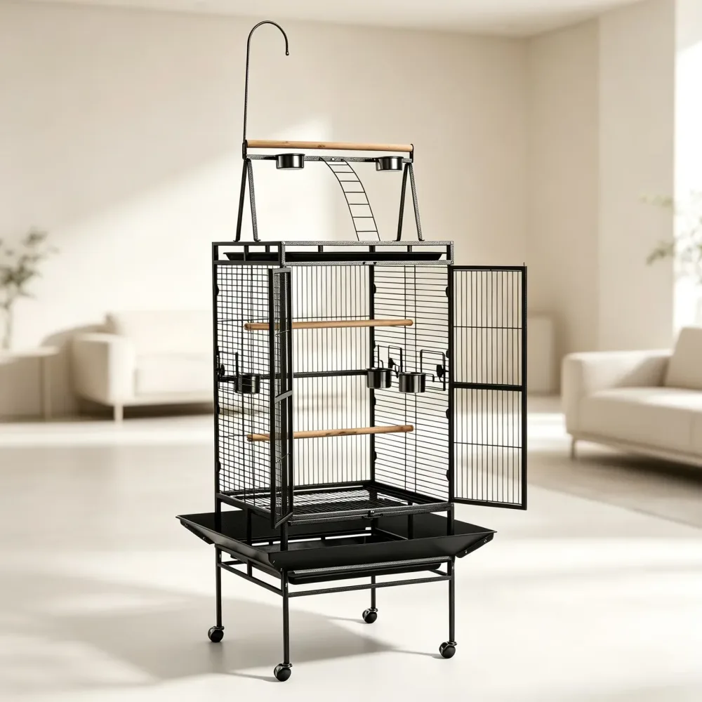 Top Bird black locking grey