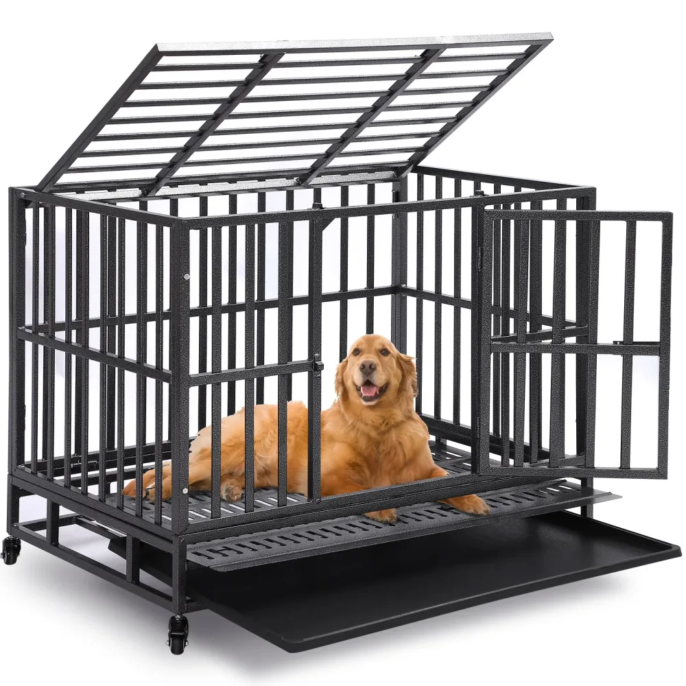 Dog Crate 38 inch folding 37.4'