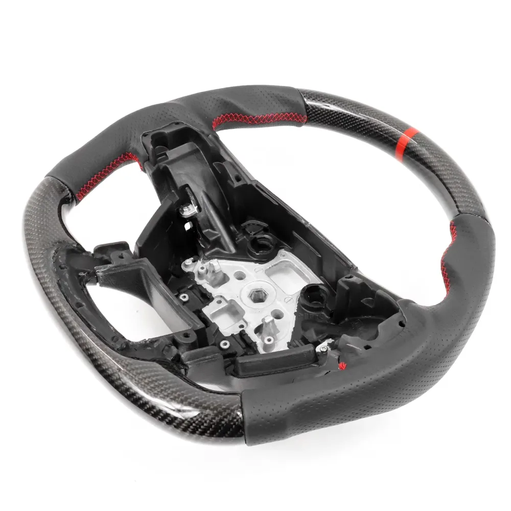 Motorsports Steering red black