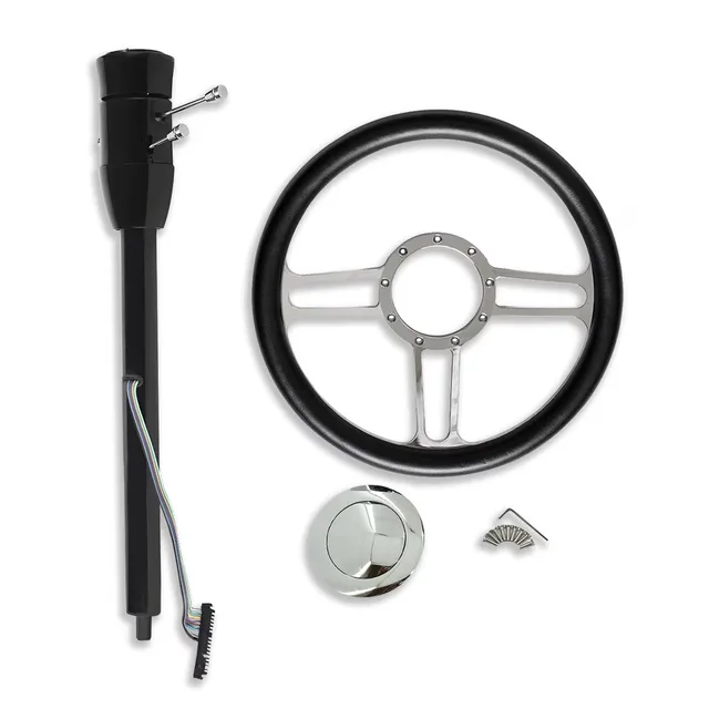 Steering Column 32" black 2"