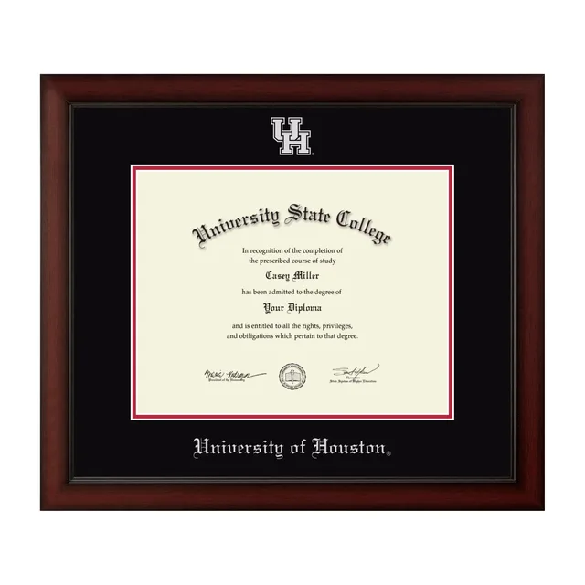 Diploma Frame black red 14"