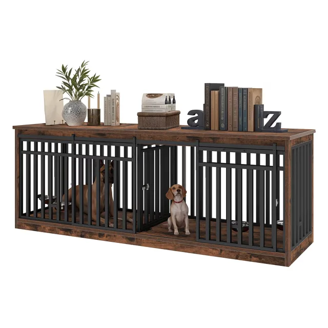Dog Crate 86.6" 110 lbs heavy-duty