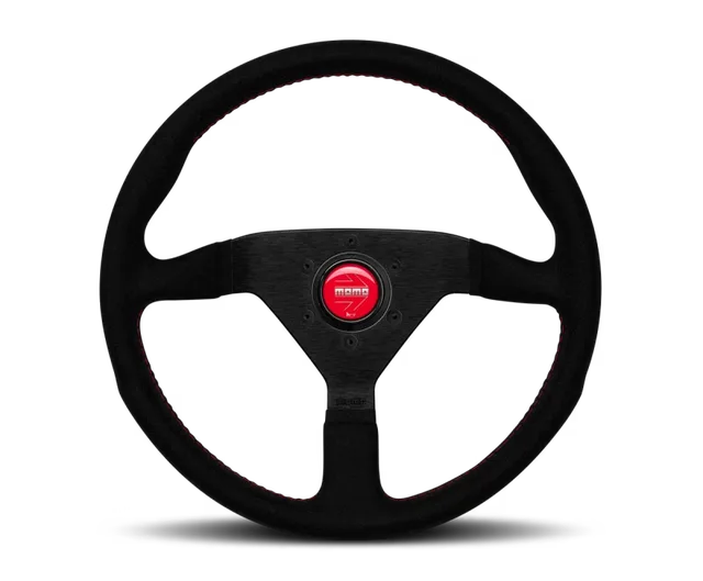 Steering Wheel 350 mm black red