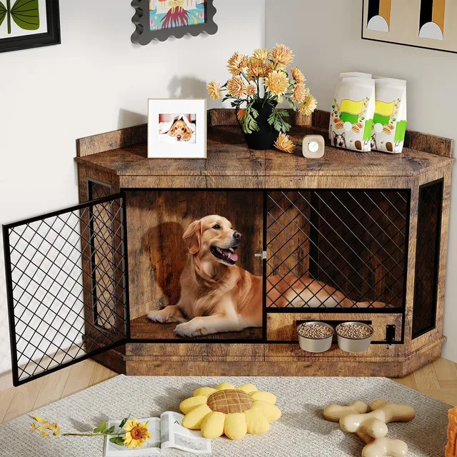 Dog Crate 52 inch brown 52.17"