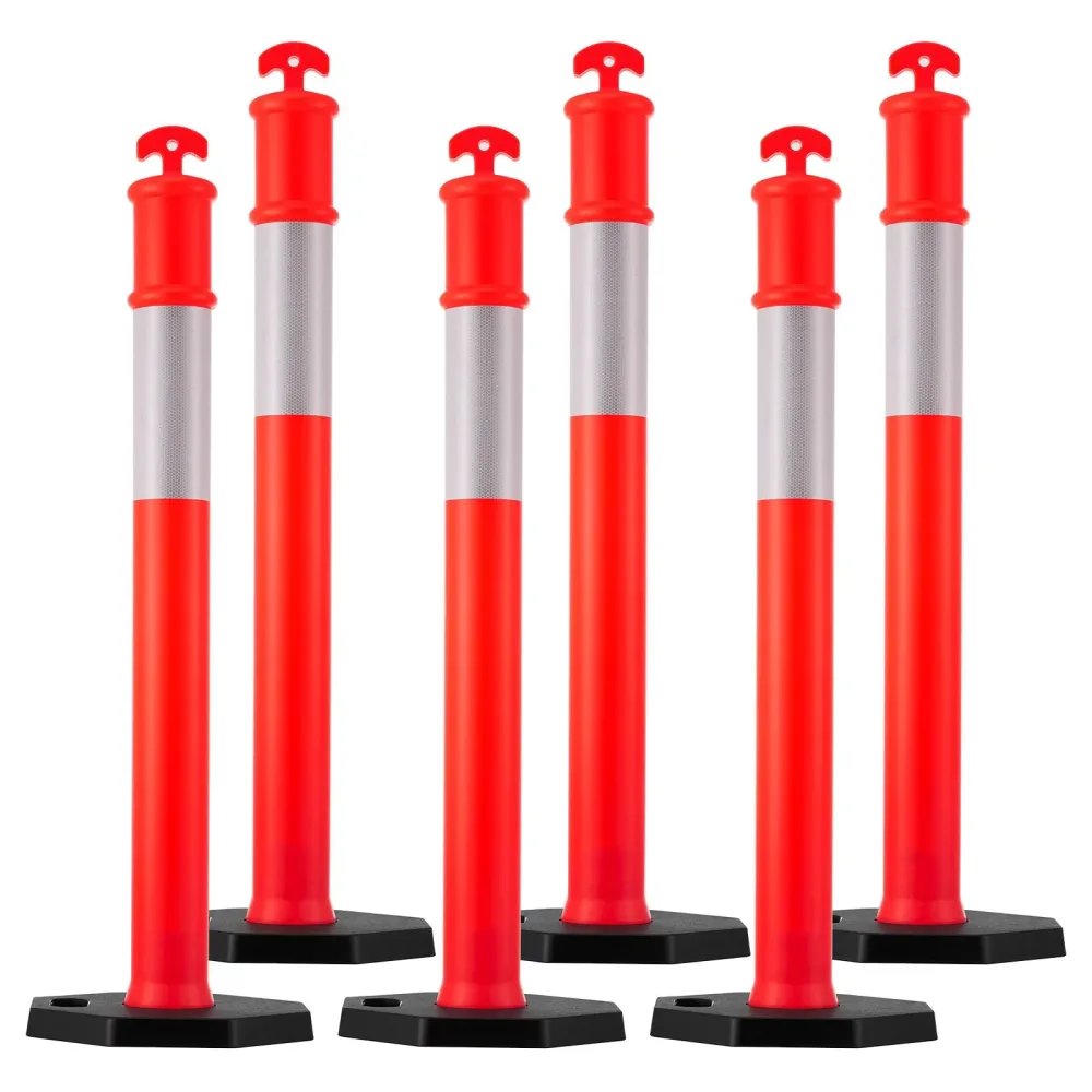 Safety Cones 6 pack 48 inch orange