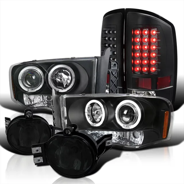 Projector Headlights led black waterproof