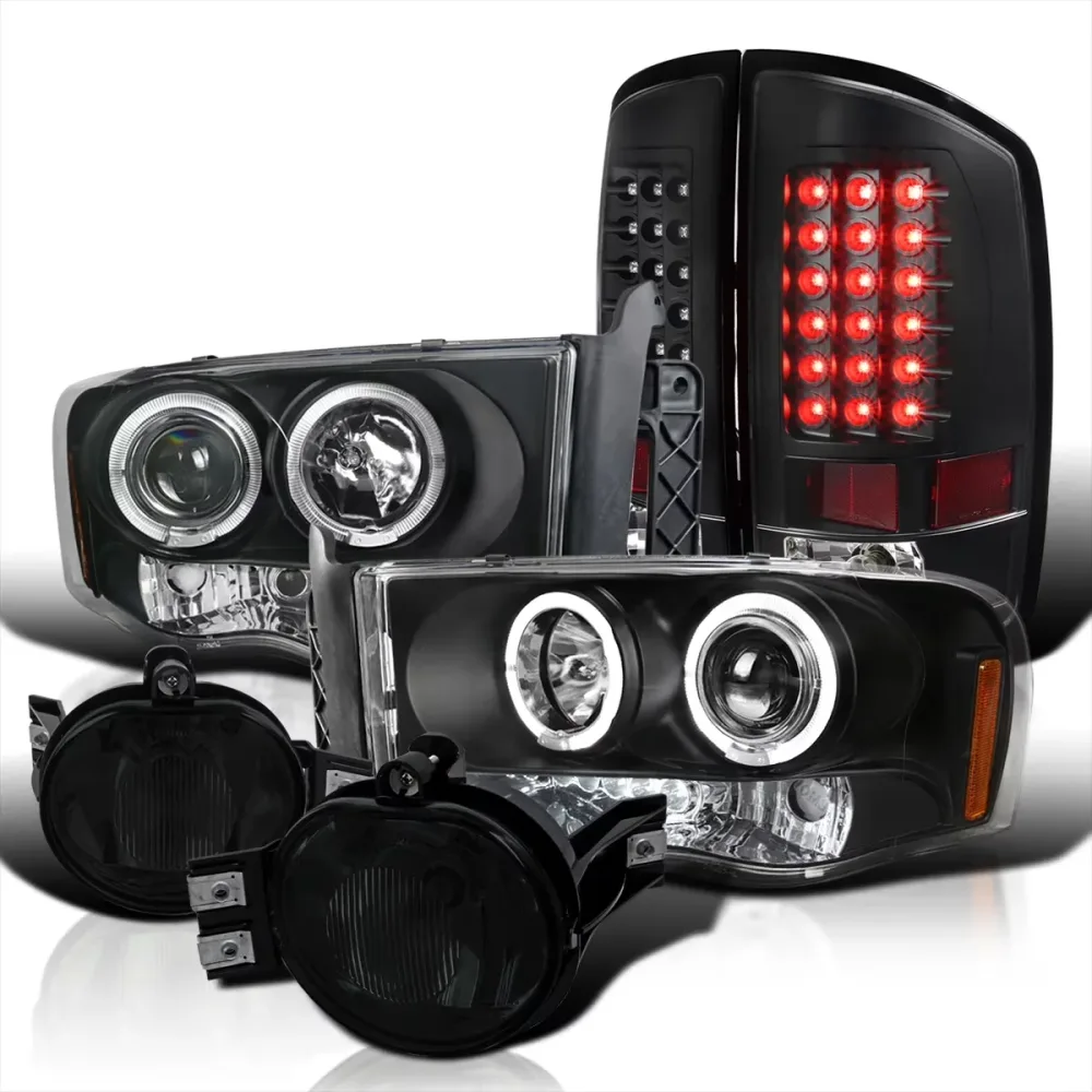 Projector Headlights led black waterproof
