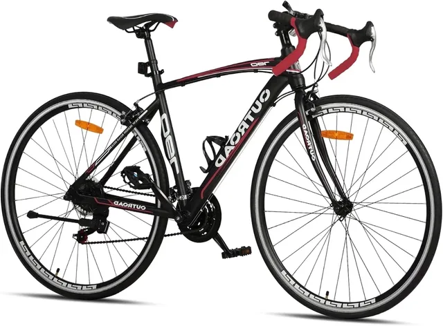 Road Bike white red black