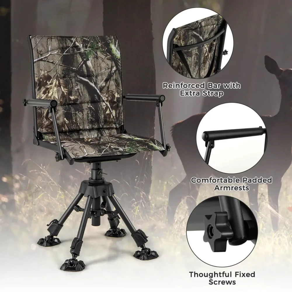 Hunting Chair adjustable folding portable