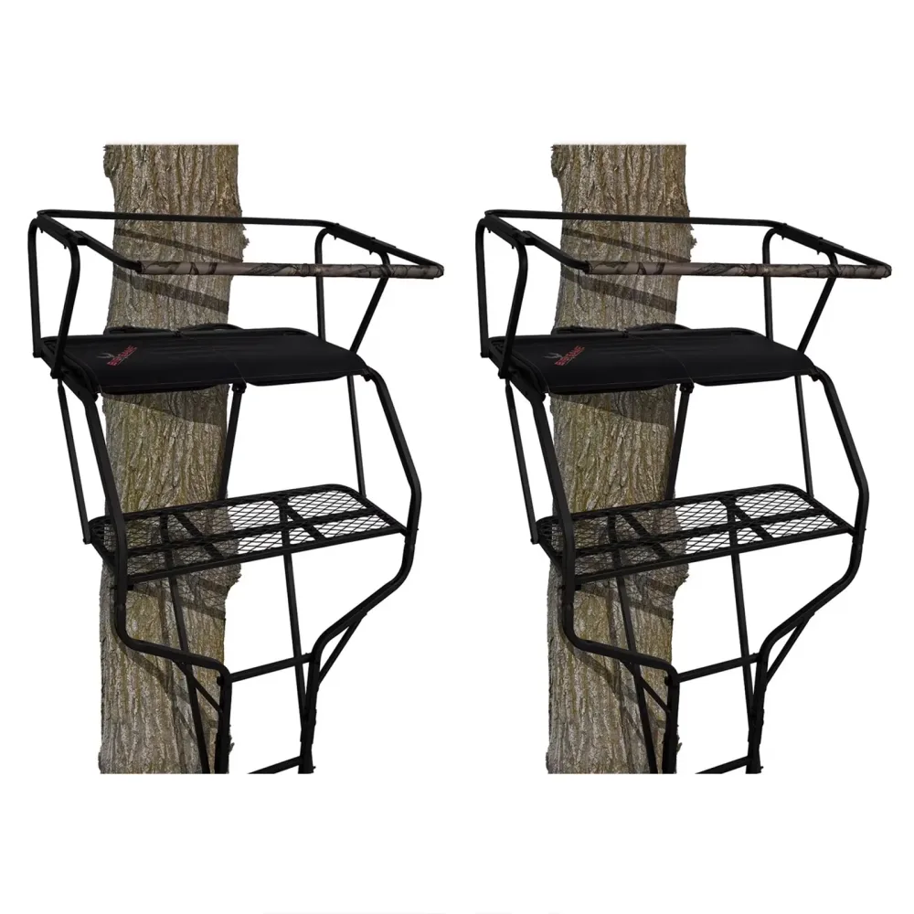 Ladder Stand 18 foot 2 pack portable