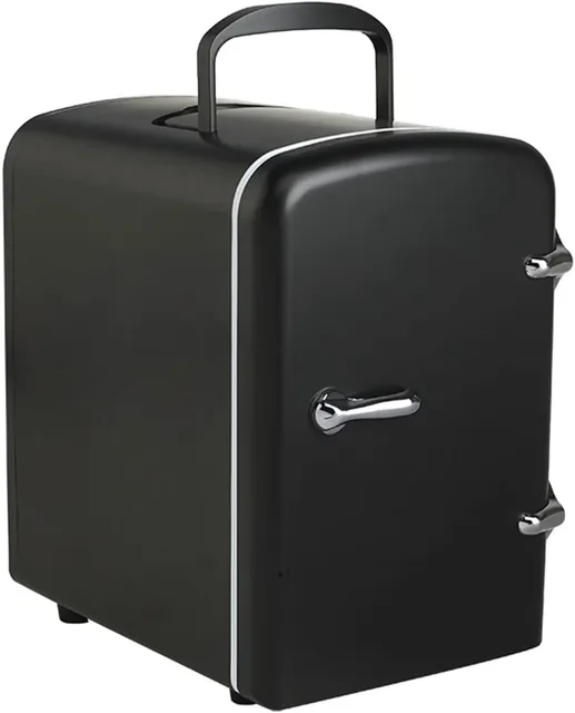 Cooler portable black 9 inches
