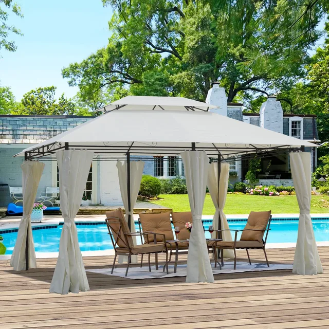 Gazebo Canopy beige 13' 10'