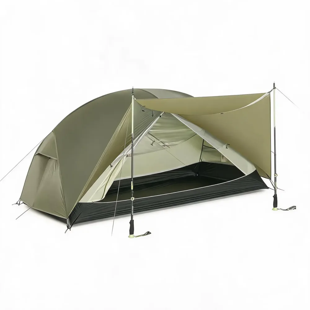Lightweight Backpacking 2 person waterproof green