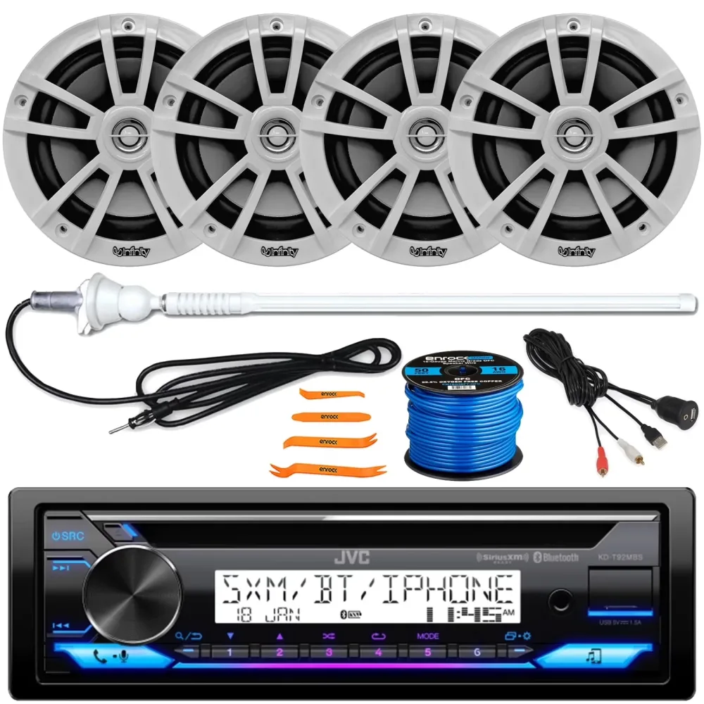 Stereo Receiver 6.5" 225w bluetooth