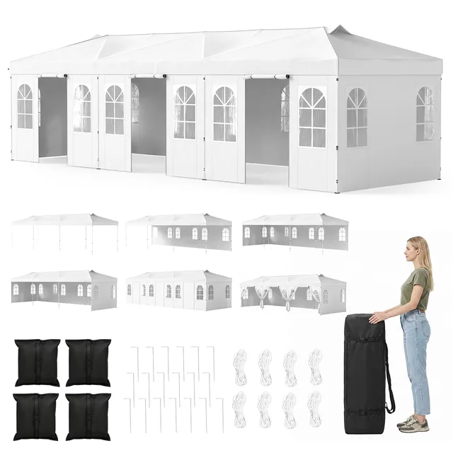 Canopy Tent 30 ft adjustable white