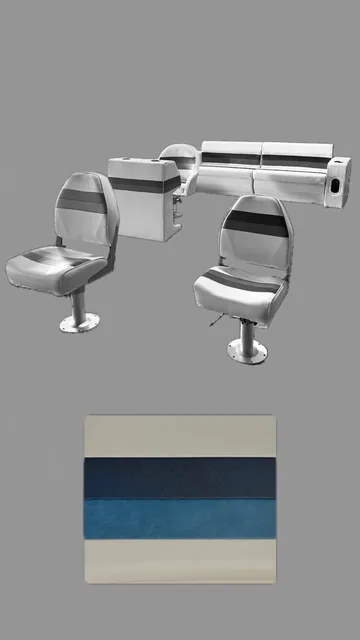 Pontoon Furniture white red grey