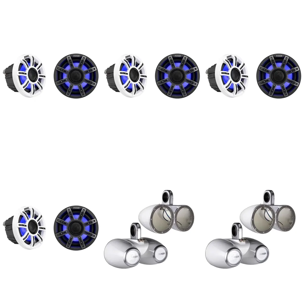 Audio Components 4 pair 2 pair white