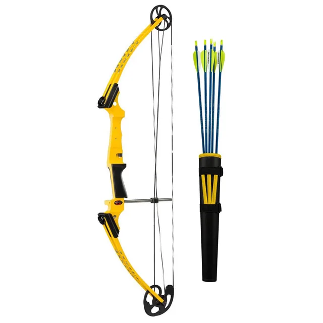 Compound Bow yellow 15-30 inches 20 pounds