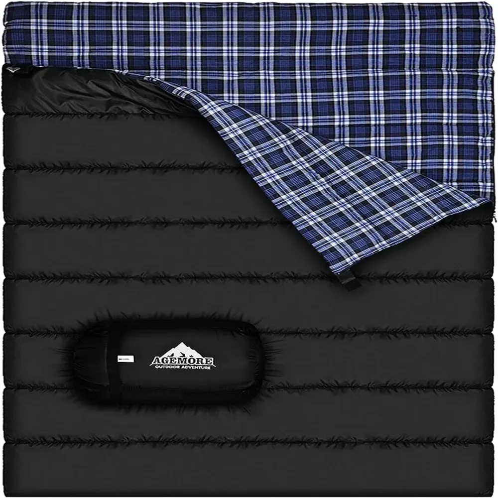 Sleeping Bag waterproof black blue