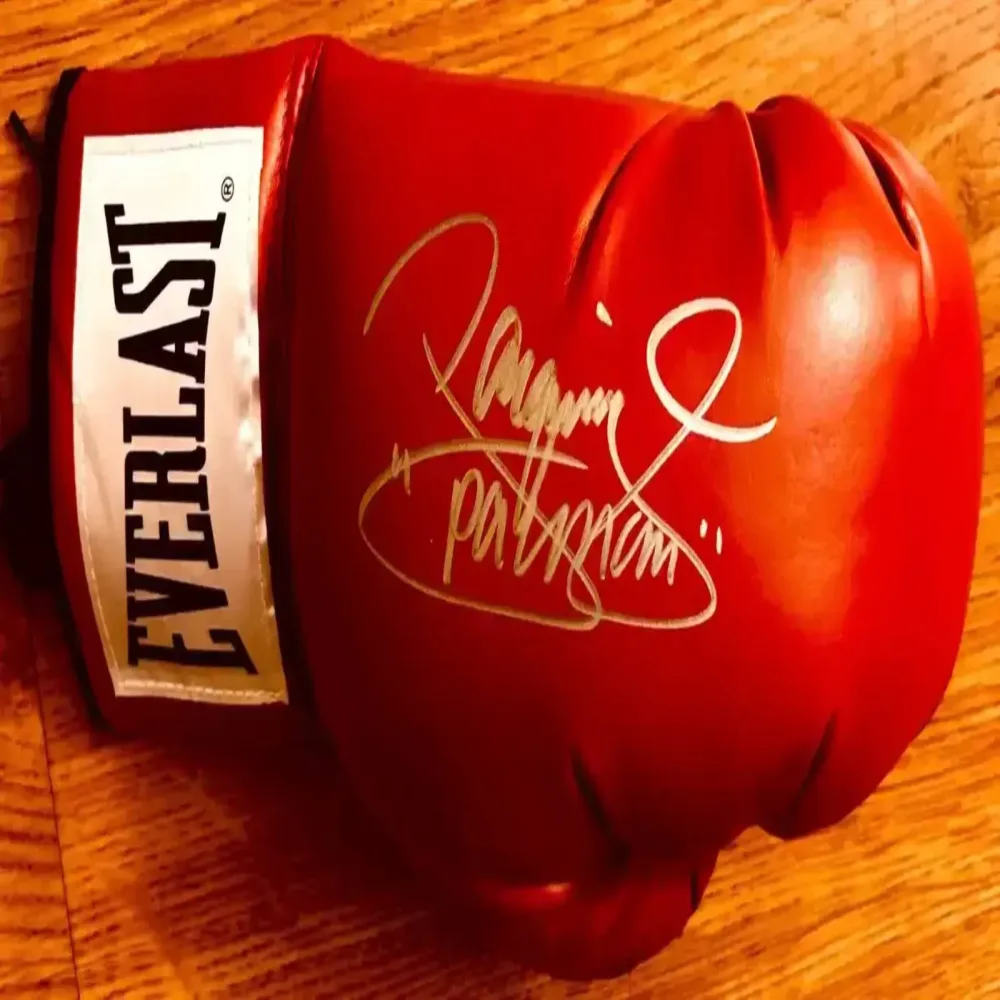 Leather Boxing 14 ounce silver