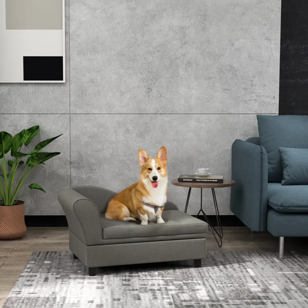 Pet Sofa gray portable
