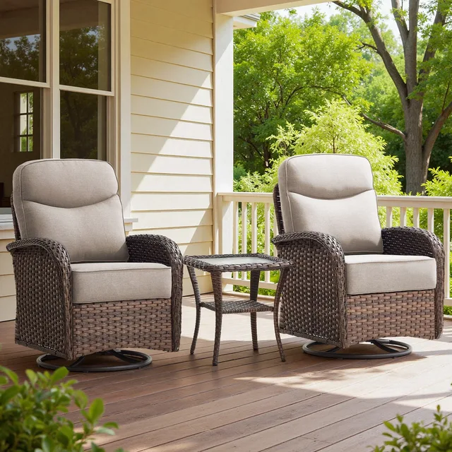Patio Furniture brown beige 350 lbs