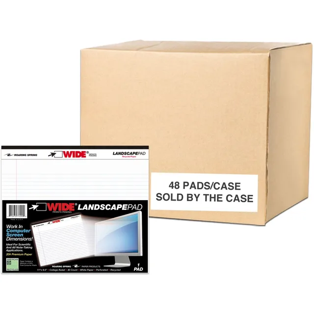 Legal Pad 11" 9.5" white