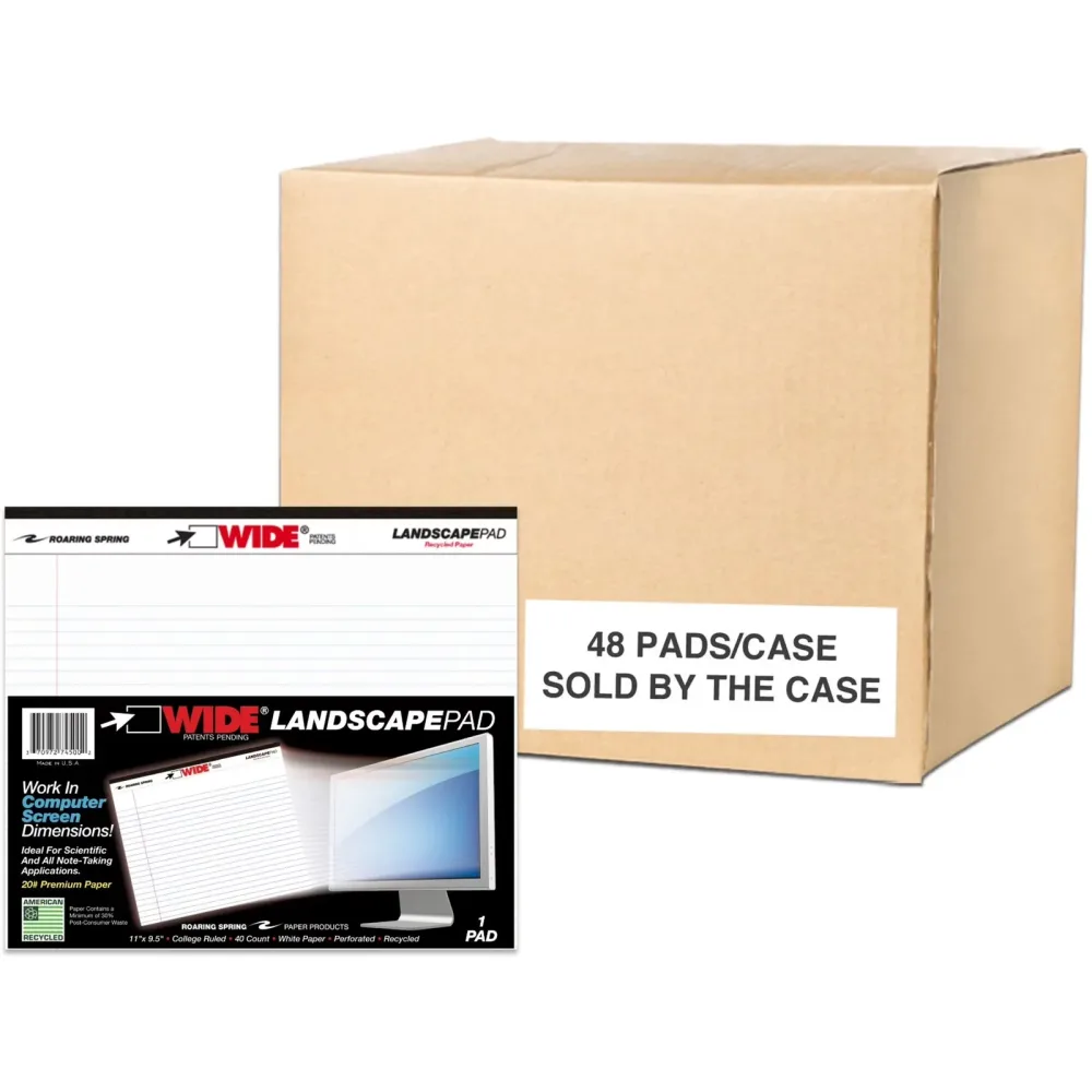 Legal Pad 11" 9.5" white