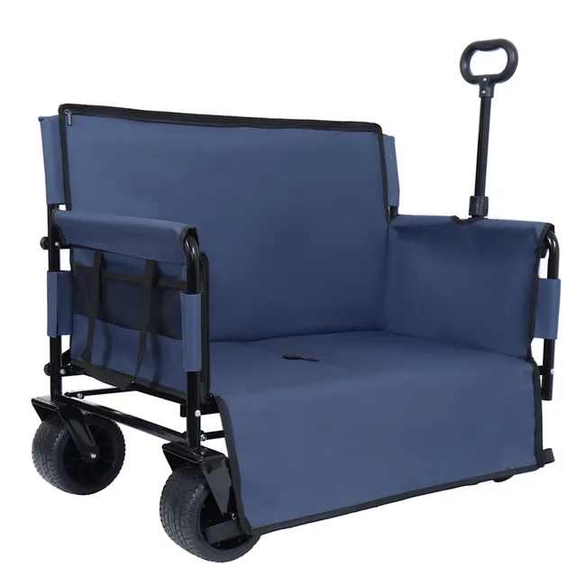 Seat 500lb folding blue