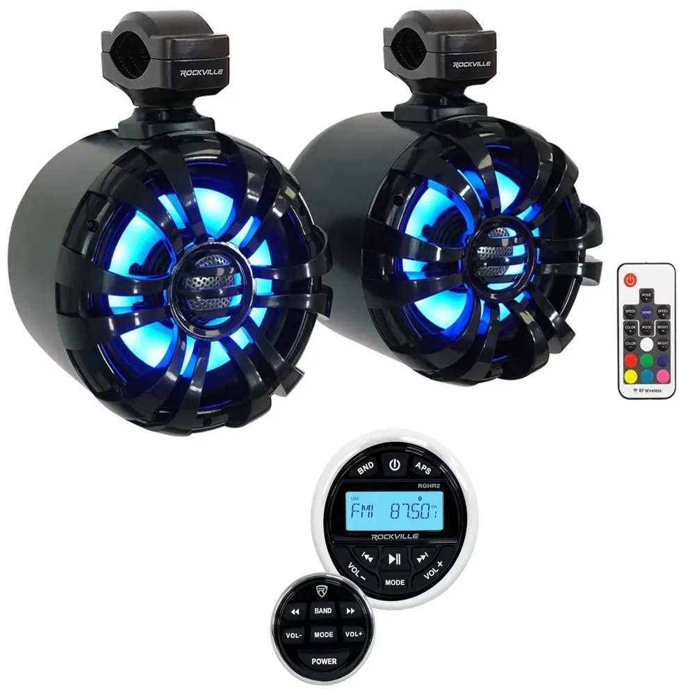 Speaker 6.5" led black