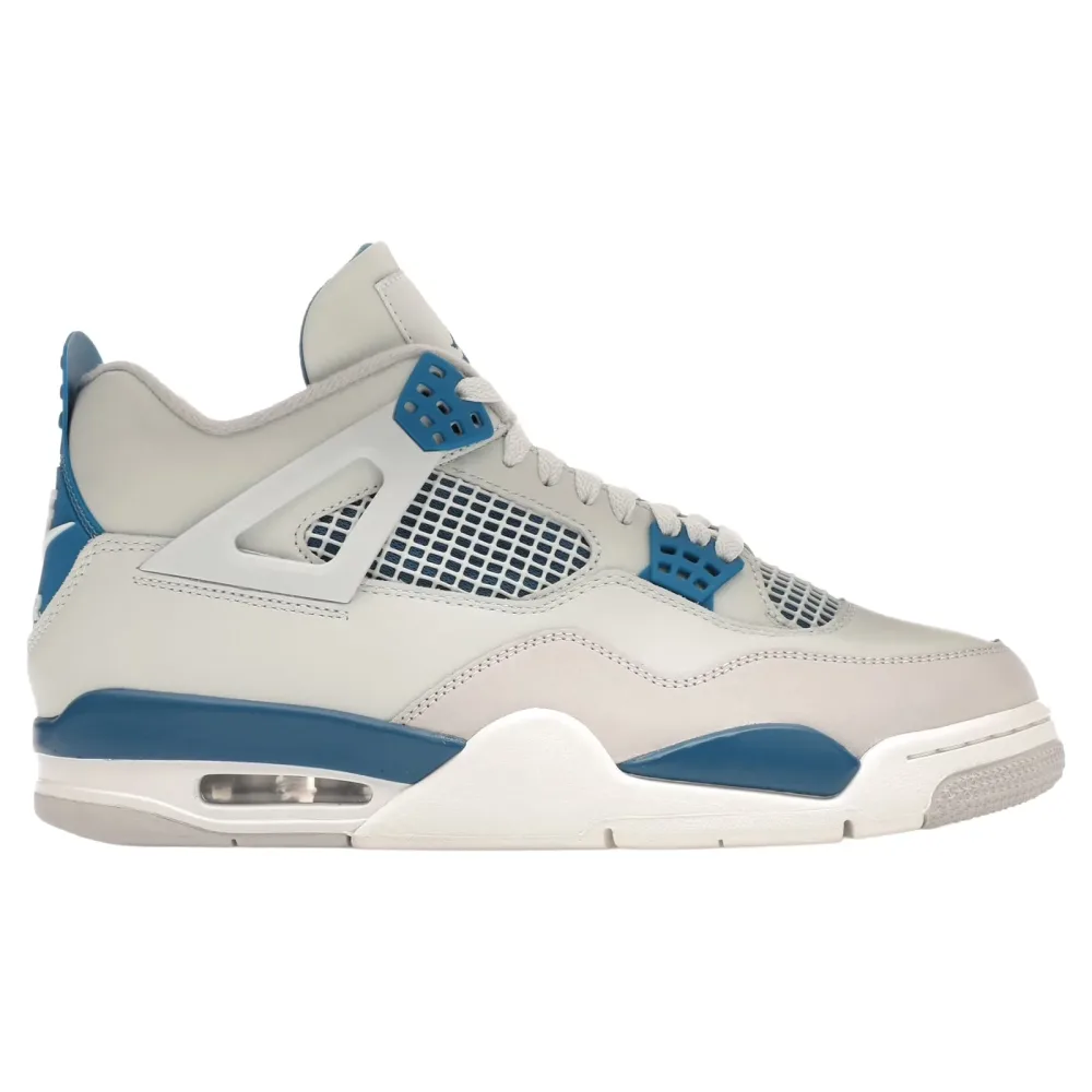 Shoe blue white