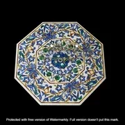 Coffee Table blue white
