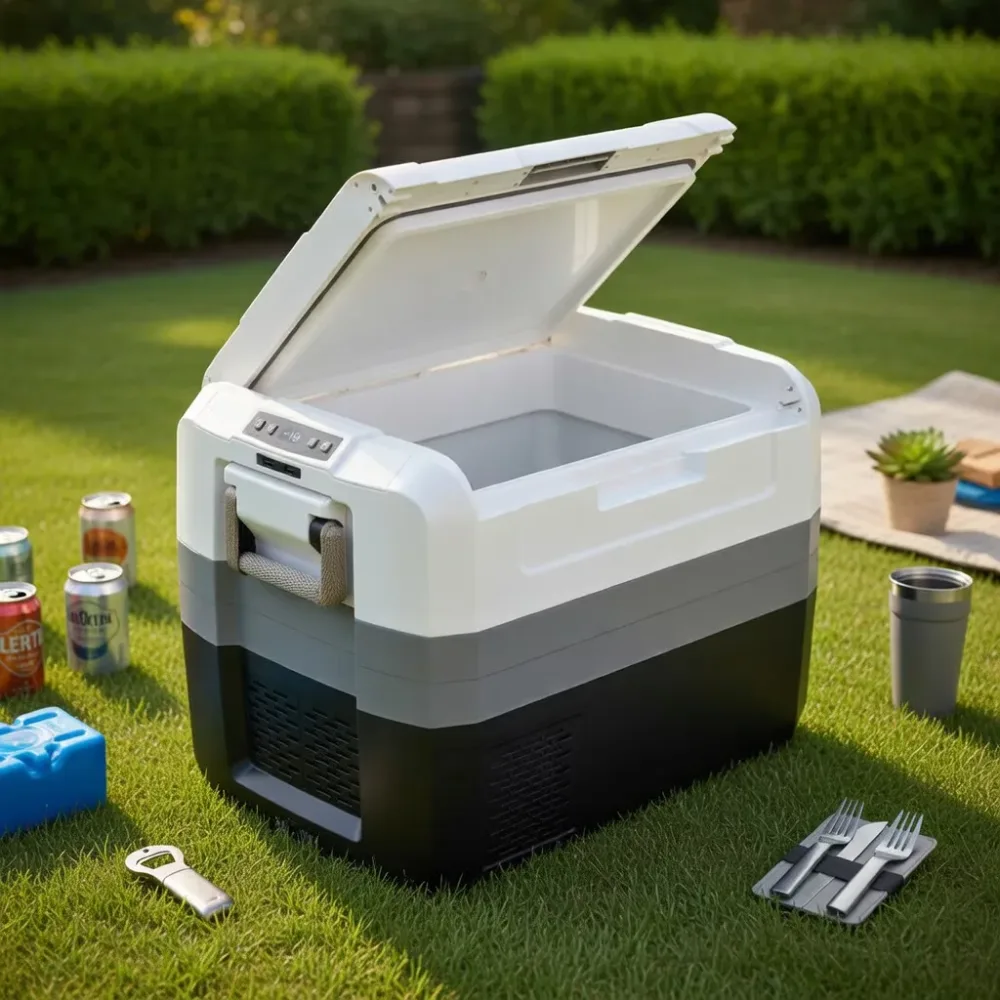 Car Cooler 58 quart portable 24v