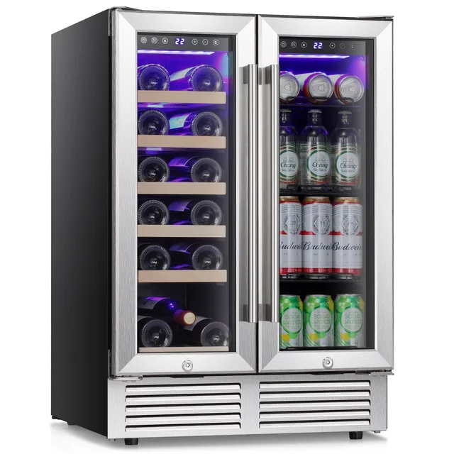 Wine Cooler 24 inch led 12oz