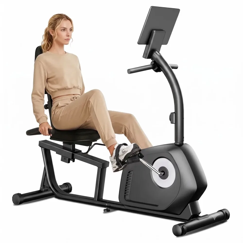Exercise Bike 330 lbs adjustable black