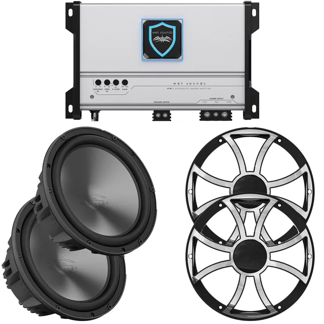 Amplifier 1200 watt 10" white