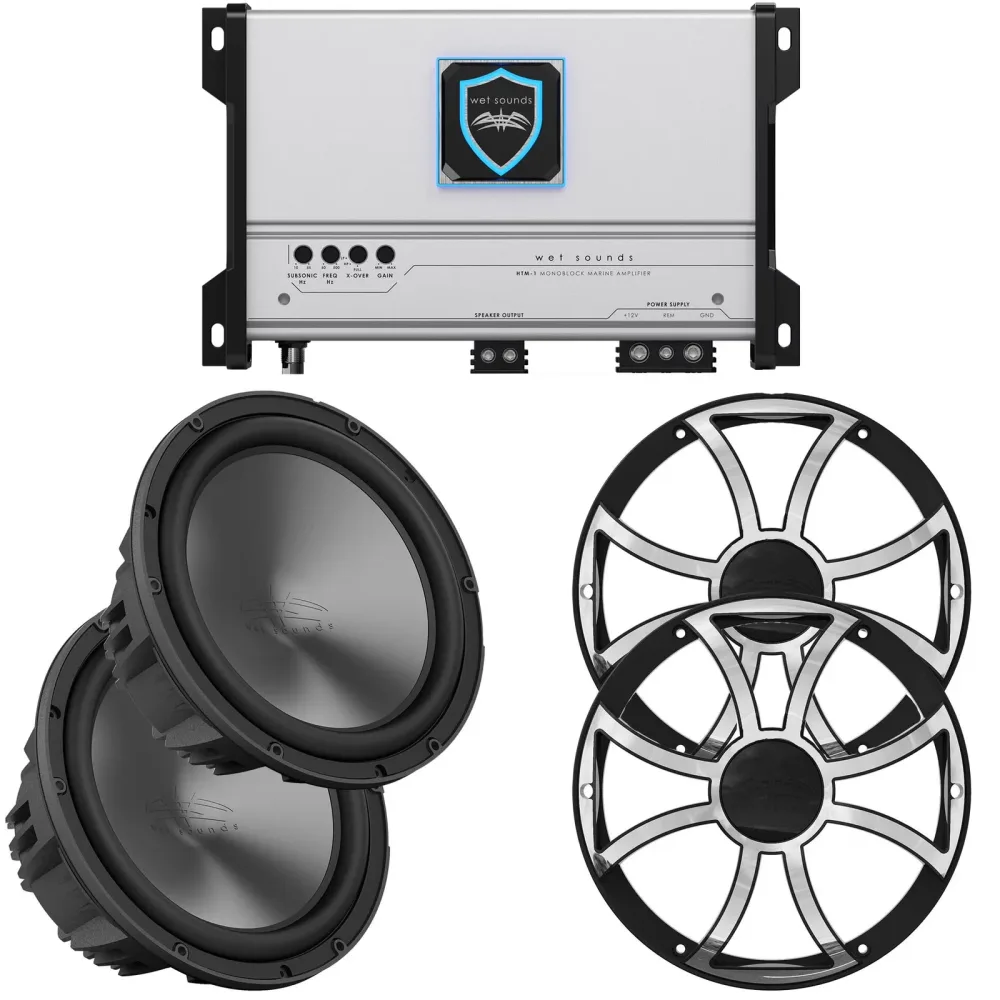 Amplifier 1200 watt 10" white
