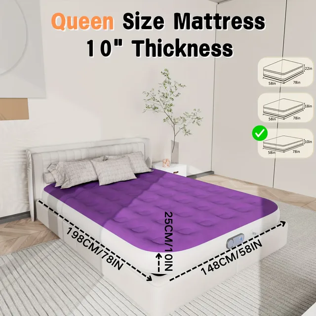 Inflatable Mattress portable foldable 250-300kg
