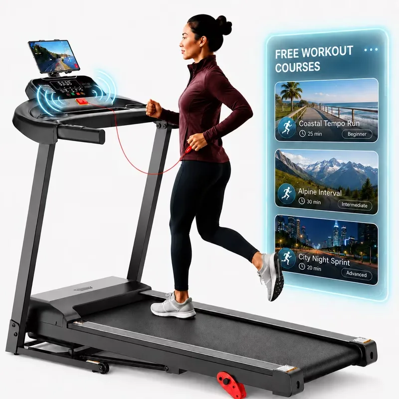 Folding Treadmill 300lbs 3.75hp