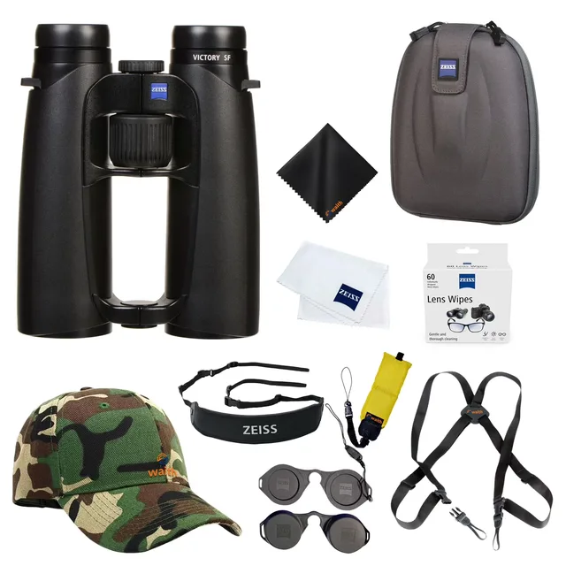 Binoculars black yellow 42mm